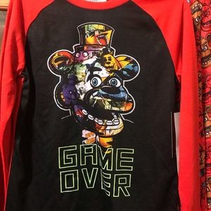 Five Nights at Freddys Boys Pajamas NWT